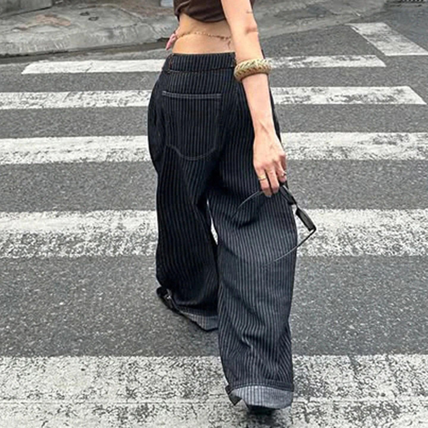 Striped Balloon Pants